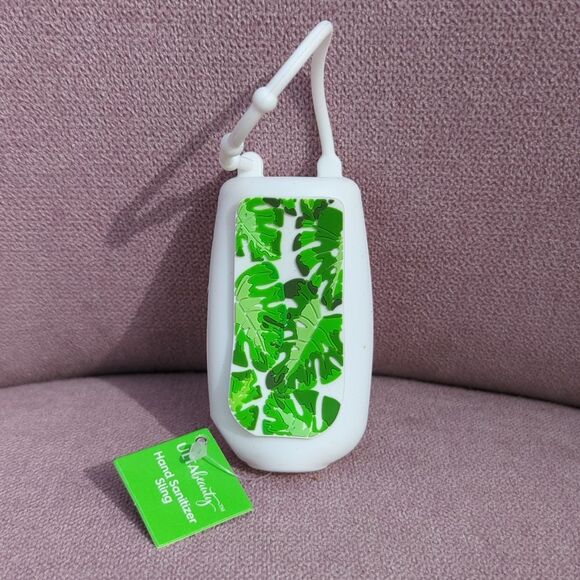 Ulta Beauty Tropical Leaf Hand Sanitizer Sling Holder NWT - Picture 1 of 4